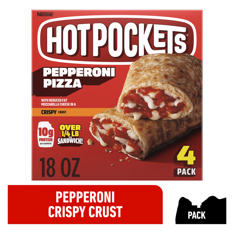 Hot Pockets Pepperoni Pizza 4ct