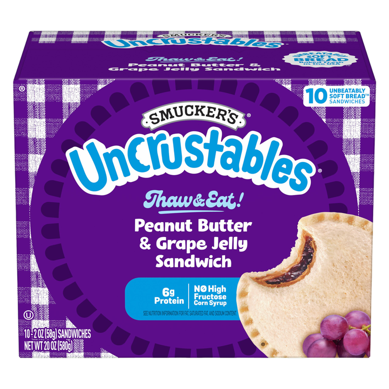 Smucker's Frozen Uncrustables PB & Grape 10ct
