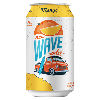 Wave Soda Mango 12oz