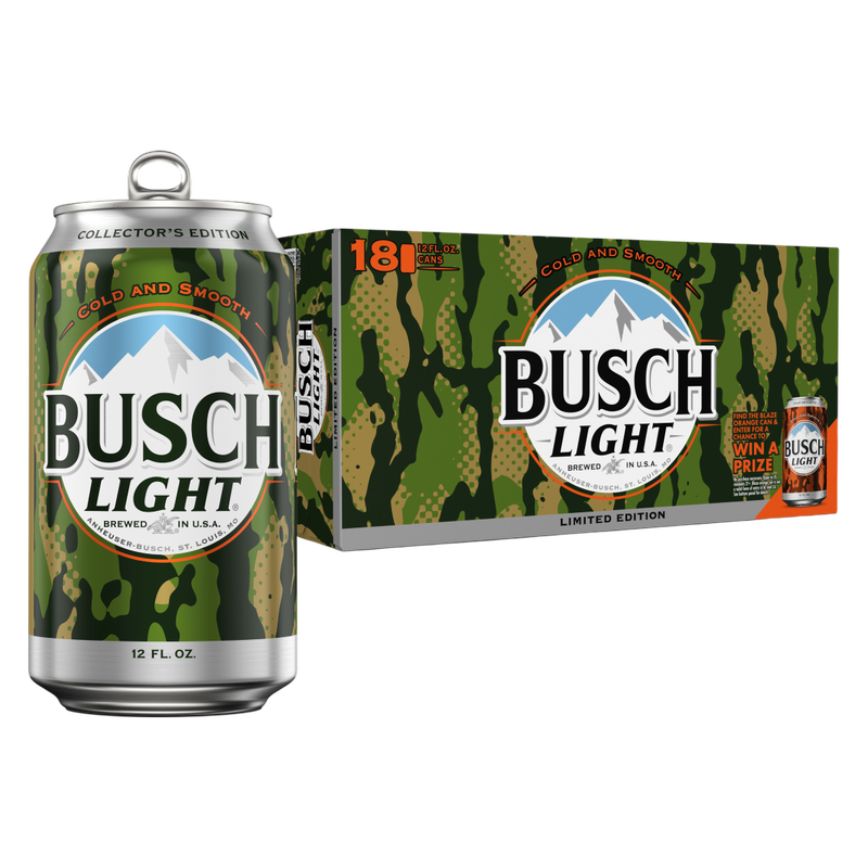 Busch Light 18pk 12oz Can 4.1% ABV