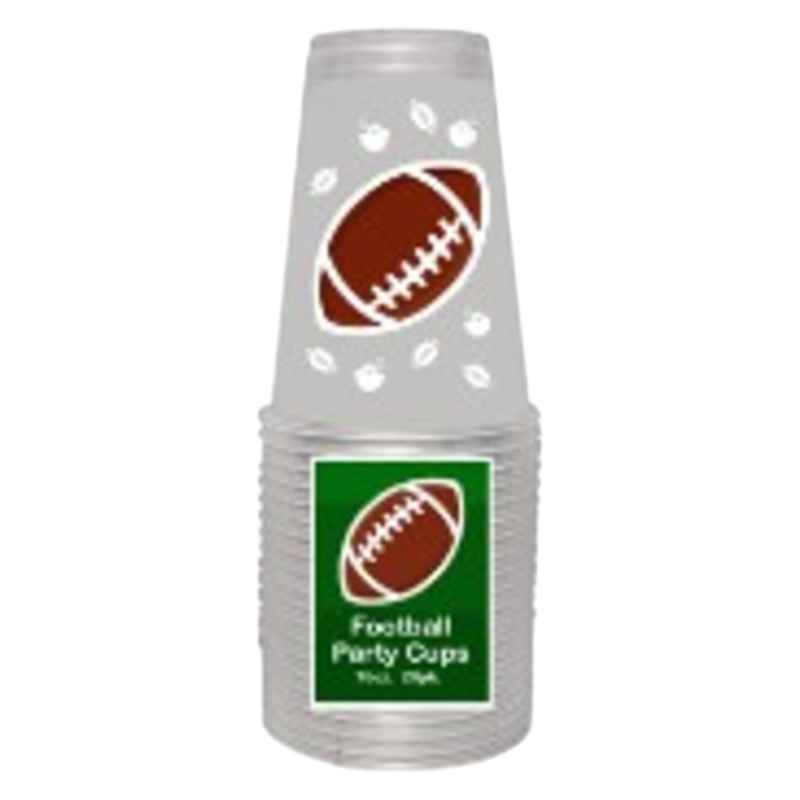 Plastic Party Cups Football