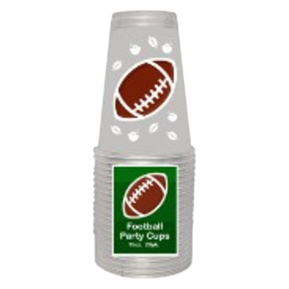 Plastic Party Cups Football