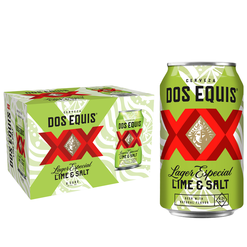 Dos Equis Lime and Salt 6pk 12oz Can 4.2% ABV
