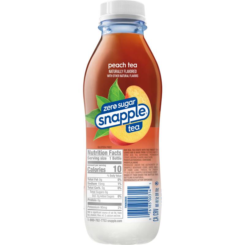 Snapple Diet Peach Tea 16oz Btl