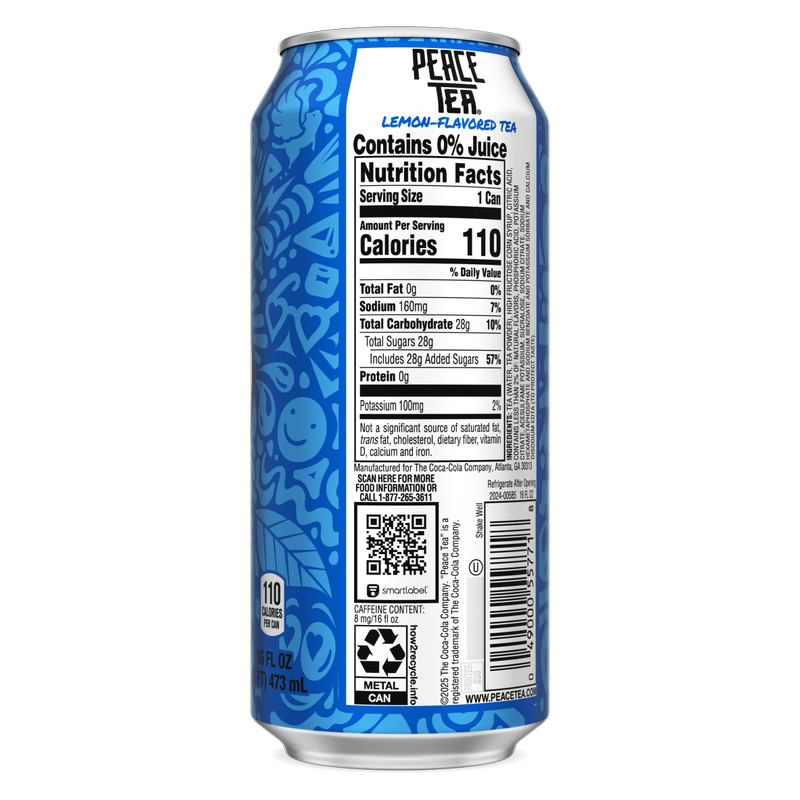 Peace Tea Caddy Shack 16oz Can