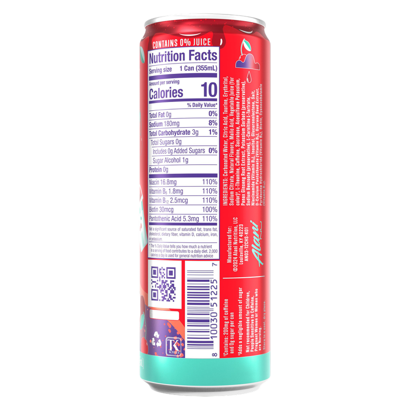 Alani Nu Energy Cherry Slush 12oz Can
