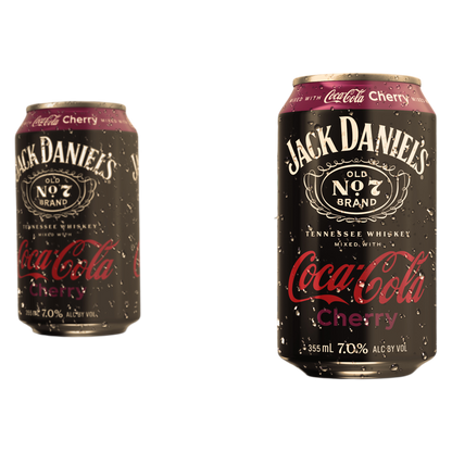Jack Daniel's & Coca-Cola Cherry 4pk 12oz Cans 7% ABV - Jack
