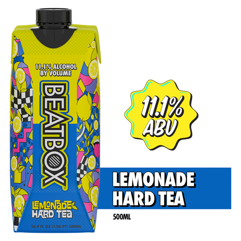 BeatBox Lemonade Hard Tea 500ml 11.% ABV Wine-Based