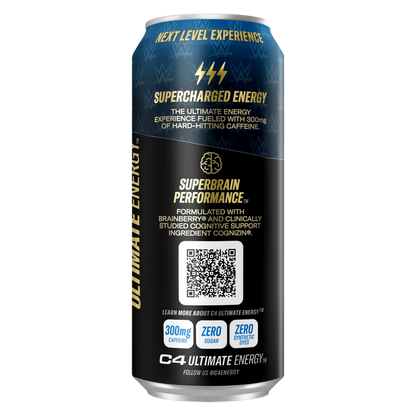 C4 Ultimate WWE Ruthless Raspberry 16oz Can