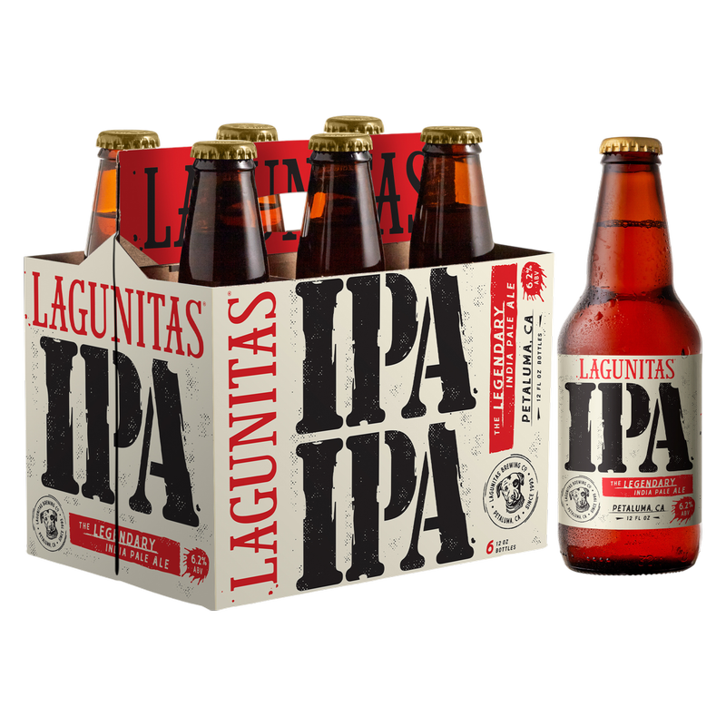 Lagunitas IPA, 6 Pack, 12 fl. oz. Bottles