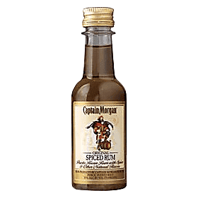 Captain Morgan Original Spiced Rum (Made with Real Madagascar Vanilla), 50 mL