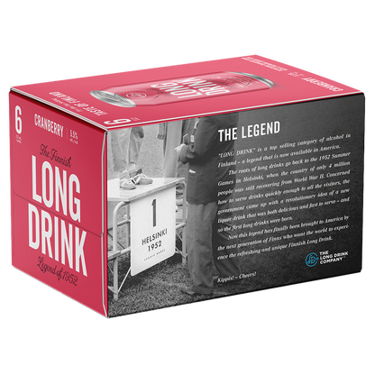 Long Drink Cranberry 6pk 12oz Can 5.5% ABV