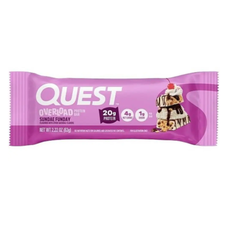 Quest Overload Bar Sundae Funday, 2.22 oz