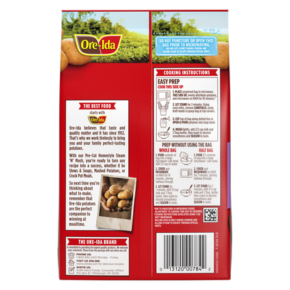 Ore Ida Steam & Mash Mashed Potatoes 12oz