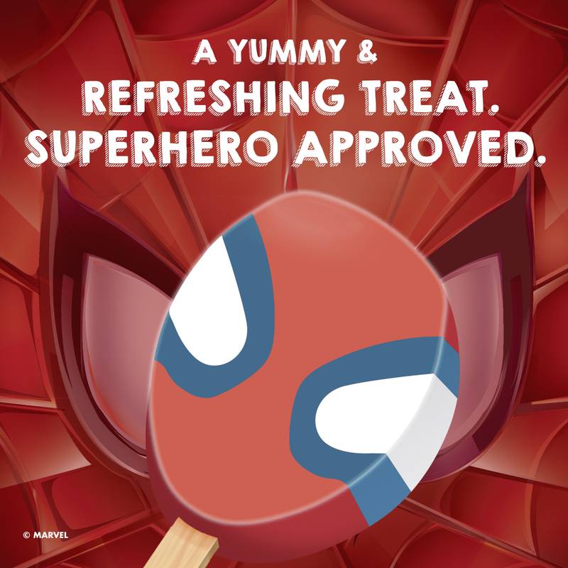 Popsicle Spider-Man Pops 6ct