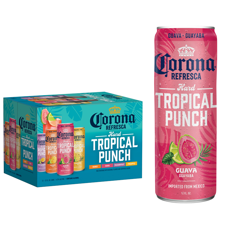 Corona Refresca Tropical Punch Variety 12pk 12oz Can 4.5% ABV