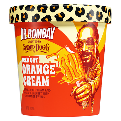 Dr. Bombay Iced Out Orange Cream Ice Cream Pint
