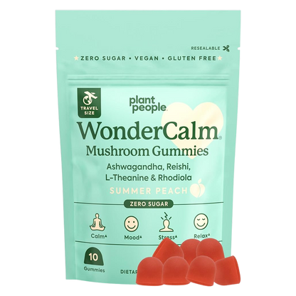 Plant People Wondercalm Mushroom Gummies, 10ct