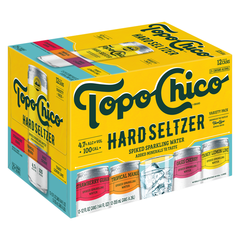 Topo Chico Hard Seltzer Variety Pack 12pk 12oz Can 4.7% ABV