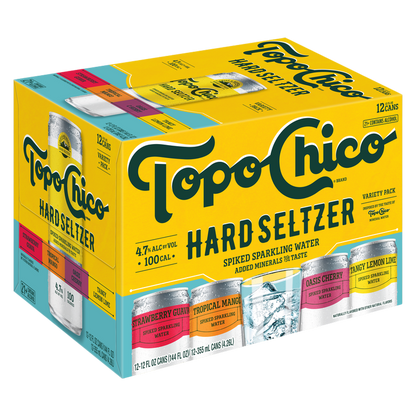 Topo Chico Hard Seltzer Variety Pack 12pk 12oz Can 4.7% ABV