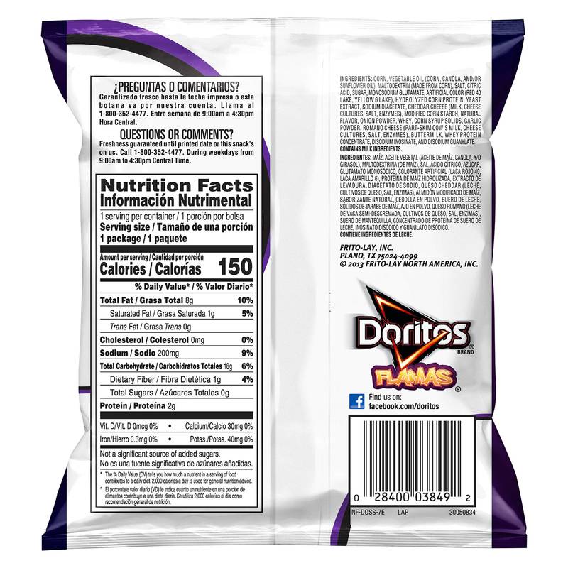 doritos flamas near me