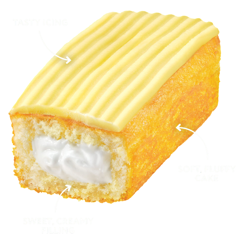 Hostess Iced Vanilla Artificially Flavored Zingers Single Serve 3.81oz