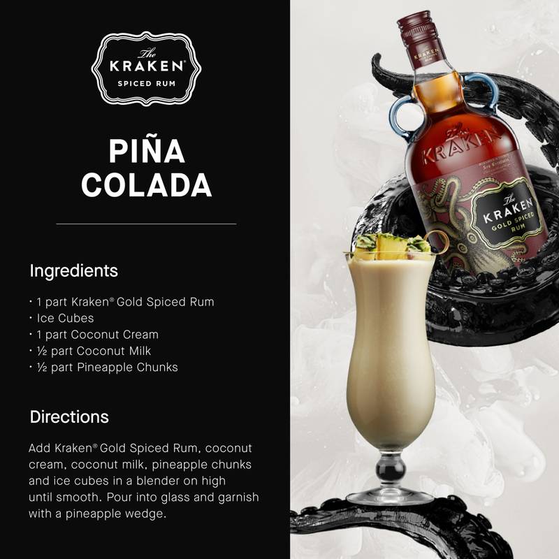 Kraken Gold Spiced 50ml - Kraken – BevMo!