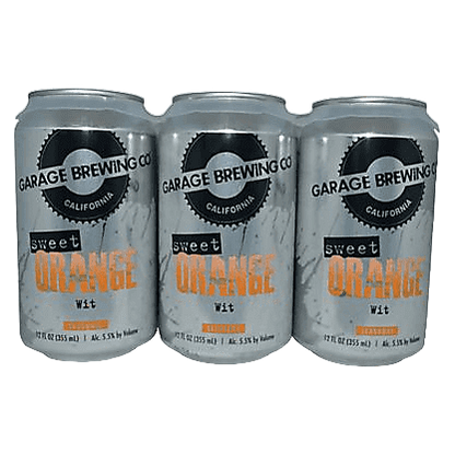 Garage Brewing Sweet Orange Wit 6pk 12oz Can