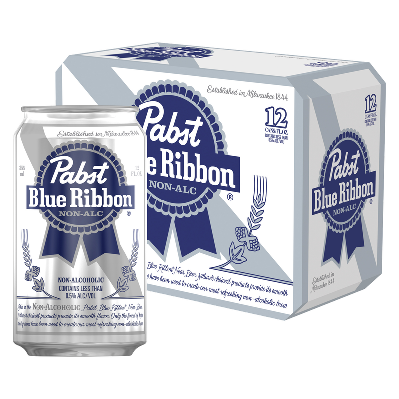 Pabst Blue Ribbon Non-Alcoholic 12pk 12oz Can