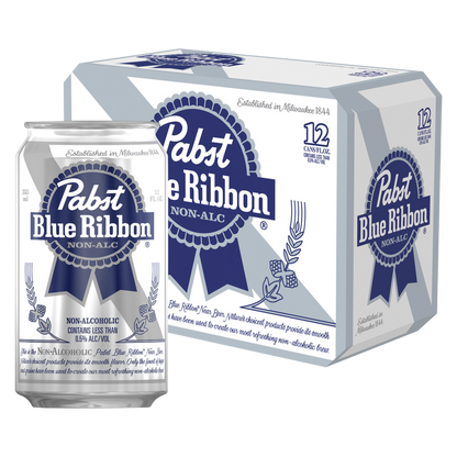 Pabst Blue Ribbon Non-Alcoholic 12pk 12oz Can