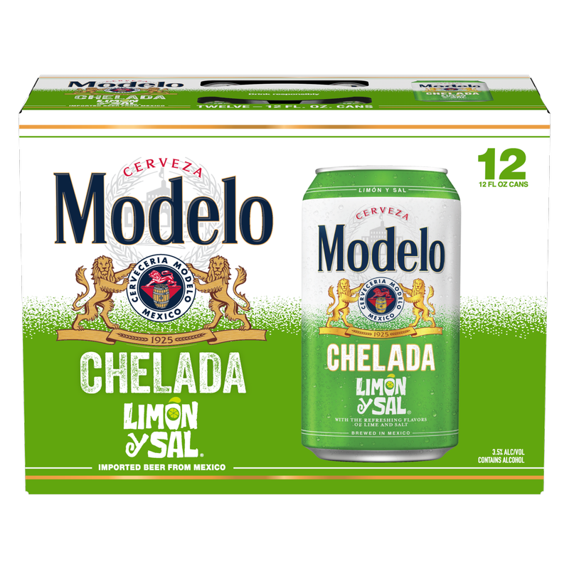 Modelo Chelada Limon Y Sal (12PKC 12 OZ)