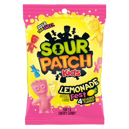 Sour Patch Kids Lemonade Fest Soft & Chewy Candy 8.04oz - Sour