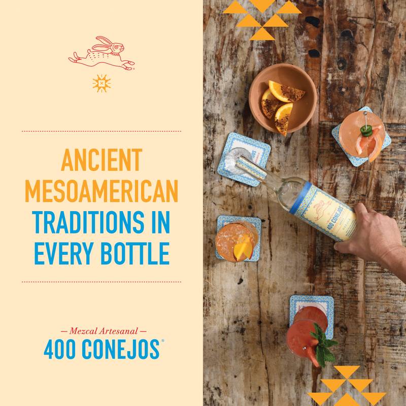 400 Conejos Espadín Mezcal Joven 750ml (80 Proof) - 400 Conejos