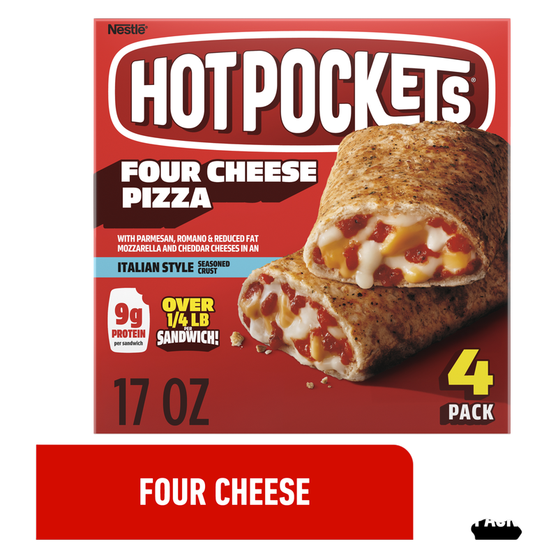 Hot Pockets Four Cheese Pizza 4ct