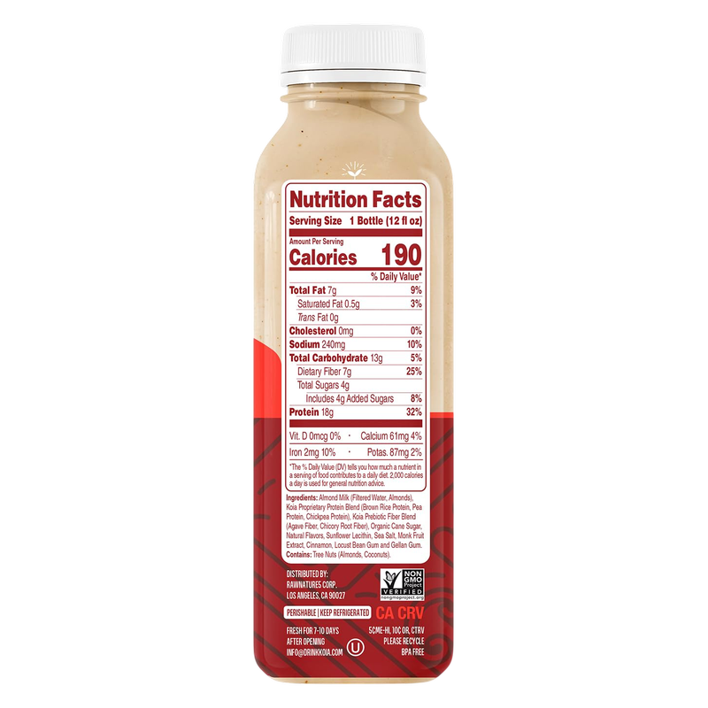 Koia 18G Cinnamon Horchata Plant Based Protein Shake