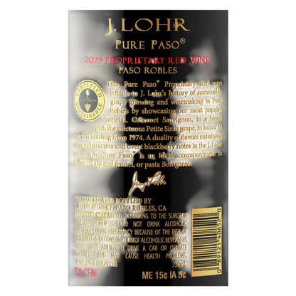 J. Lohr Pure Paso Proprietary Red Wine 750ml
