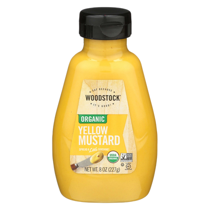 Woodstock Organic Yellow Mustard 8oz