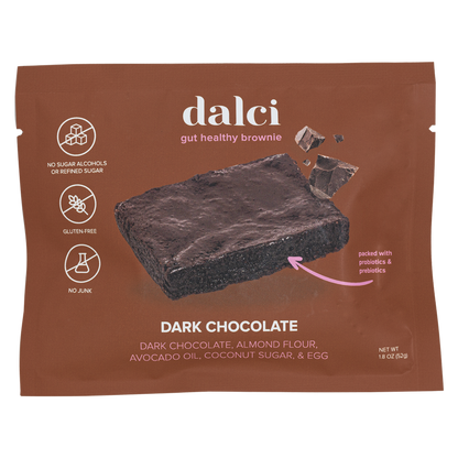 Dalci Dark Chocolate Gut-Healthy Brownie 51g
