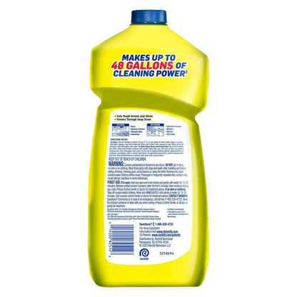 Lysol Multi-Surface Cleaner 2X Concentrated, Sparkling Lemon & Sunflower Essence, 48oz