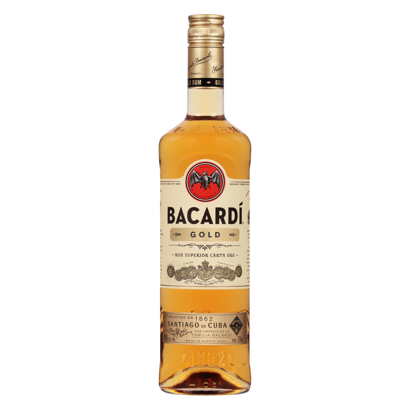 Bacardi Gold Rum 750ml (80 proof)
