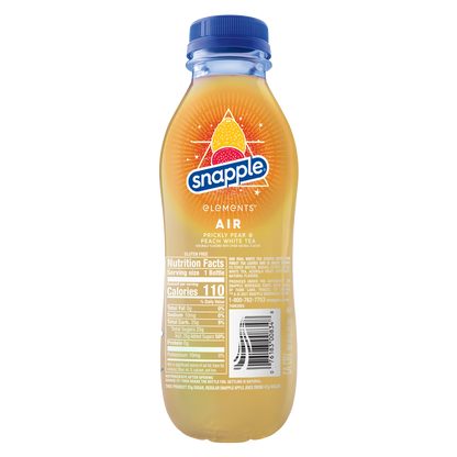 Snapple Elements Air Prickly Pear & Peach 16oz Btl