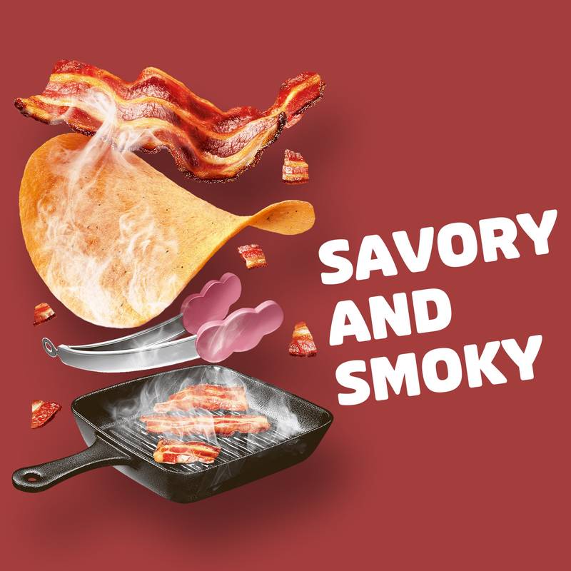 Pringles Smoky Bacon, 5.5 oz
