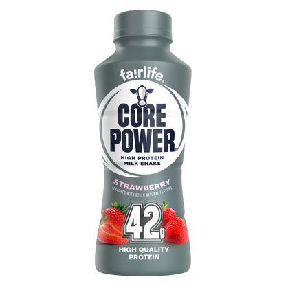 Core Power Elite 42G Strawberry Protein Milkshake 14oz Btl