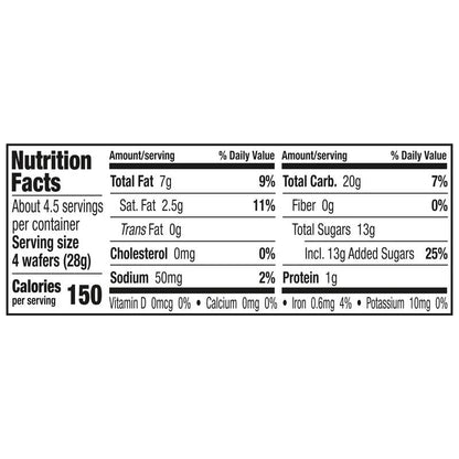 Keebler Strawberry Sugar Wafers, King Size, 4.4 oz