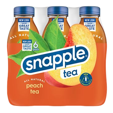 Snapple Peach Tea 6pk 16oz Btl