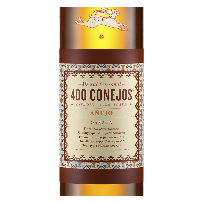 400 Conejos Añejo Mezcal 750ml (80 Proof)