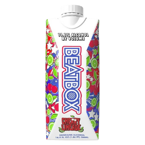 BeatBox Cherry Limeade 500ml 11.1% ABV Wine Party Punch - BeatBox – BevMo!