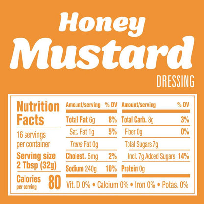 Kraft Honey Mustard Dressing, 16oz.