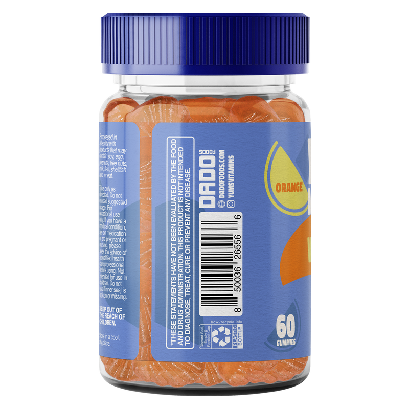 Yums Vitamins Sugar Free Vitamin C Gummies 60ct