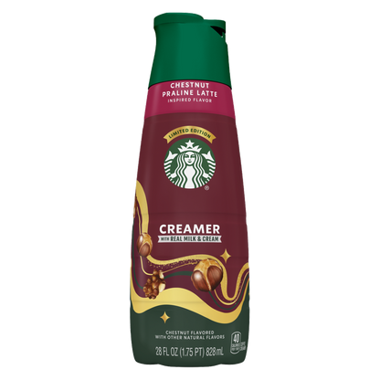 Starbucks Chestnut Praline Inspired Dairy Creamer 28oz Btl